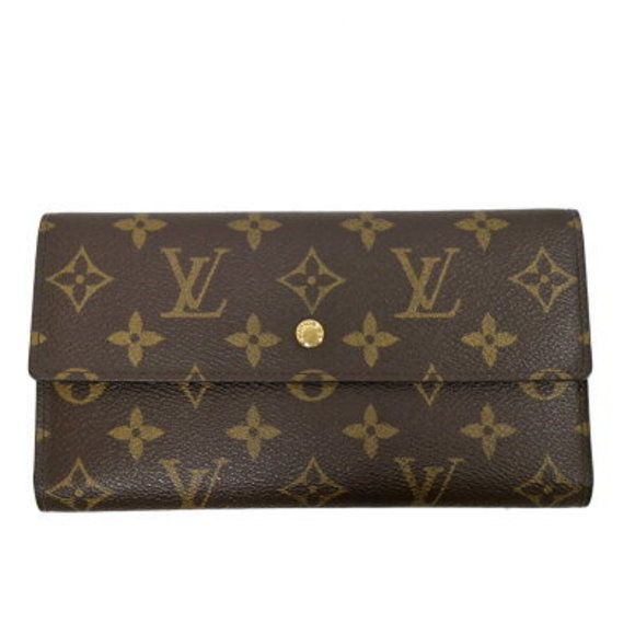 Louis Vuitton Porte Tresor Monogram Tri Long Wallet - Picture 1 of 6